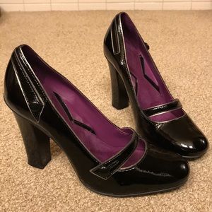 Black Patent Leather Mary Janes